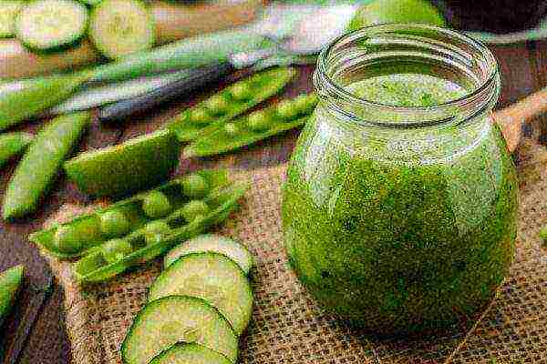 Pea smoothie