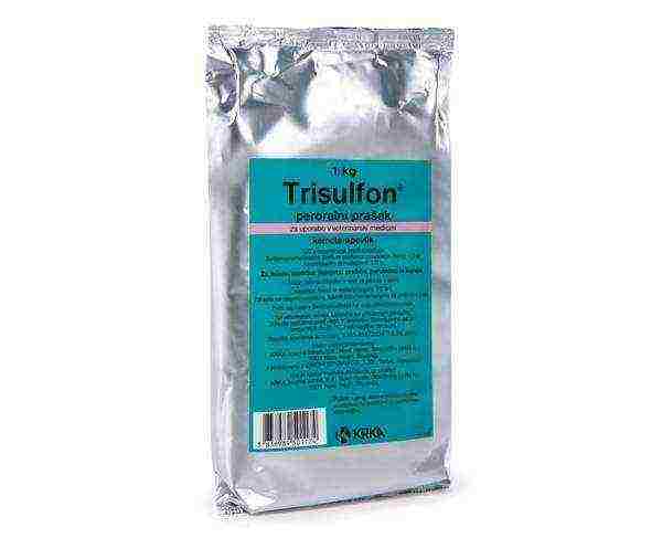 Trisulfon je dostupan u obliku praha