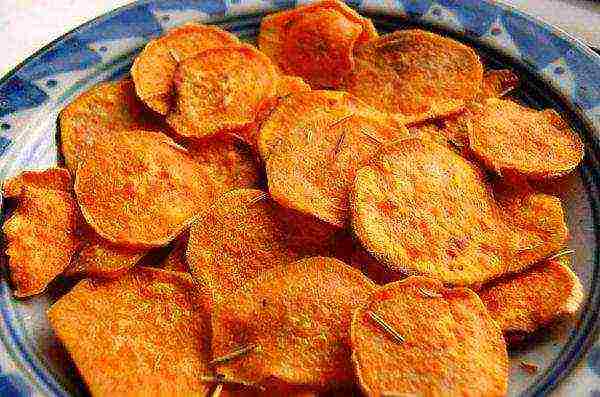 Sweet potato chips