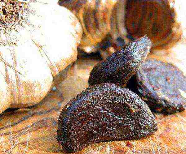 Black garlic is obtained by creating certain conditions for 2 months