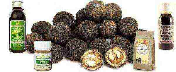 Black walnut preparations