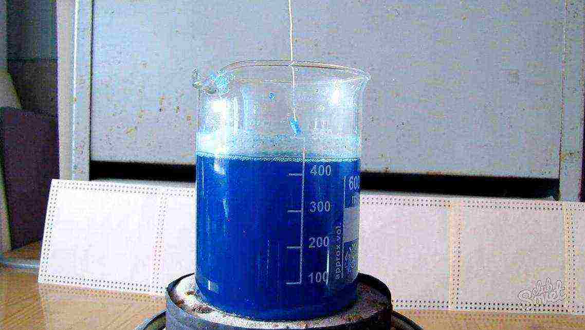 how to properly grow crystals from copper sulfate