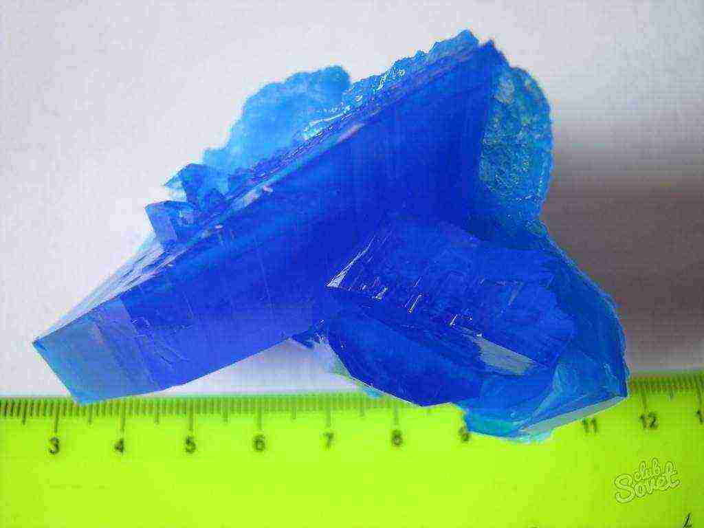 how to properly grow copper sulfate crystals