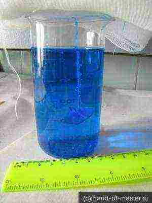 how to properly grow crystals from copper sulfate