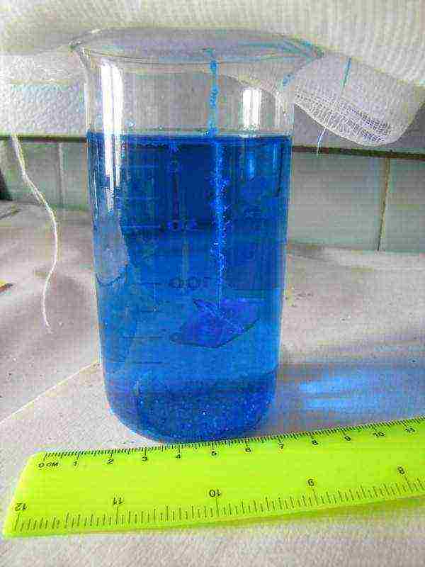 how to properly grow crystals from copper sulfate