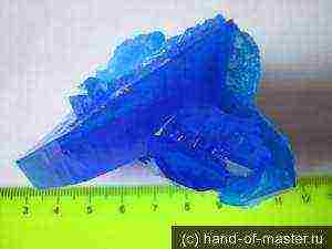 why are crystals of copper sulfate grown?