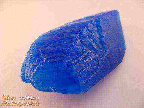 how to grow a single crystal from copper sulfate