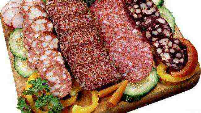 the best varieties of raw smoked sausages