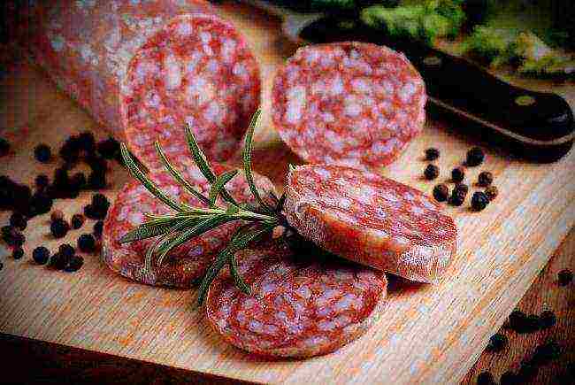 the best varieties of raw smoked sausages