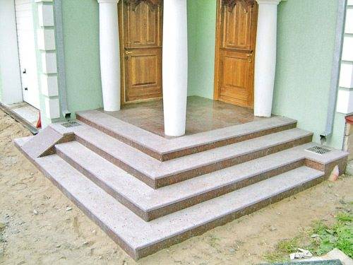 Concrete is one of the most suitable materials for building porches