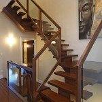 Staircase design in a private house