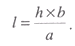 Formule de calcul de la longueur de la pose horizontale de l'escalier