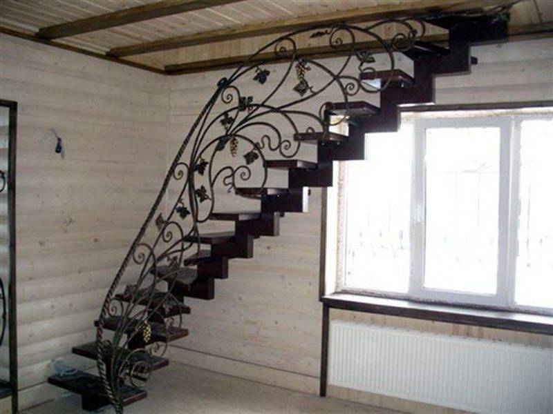 Photo - a staircase made of metal.