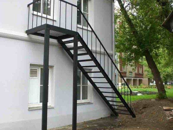Photo of a metal staircase