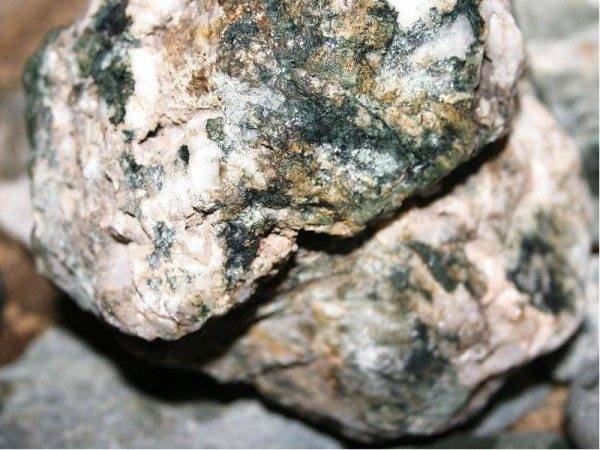 Raw granite