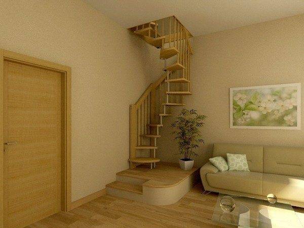 Customized compact staircase design