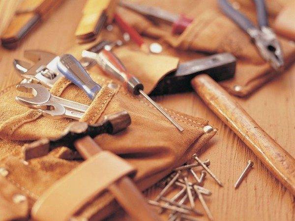 Outils nécessaires pour les travaux d'installation