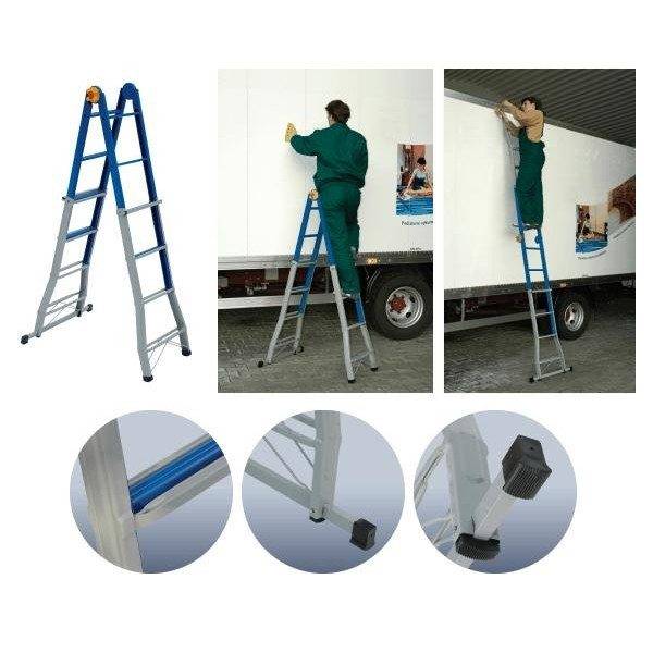 Use as a stepladder and ladder.