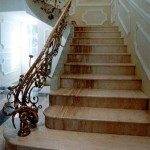 Stone staircase in the house