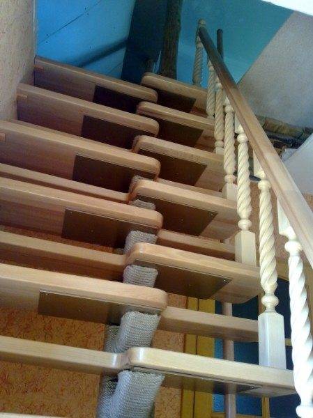 Kacsa lépcső felépítése