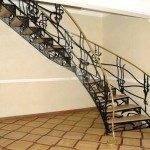 Wrought iron staircase