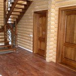 Staircase in a country house