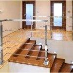 Stainless steel stair railings