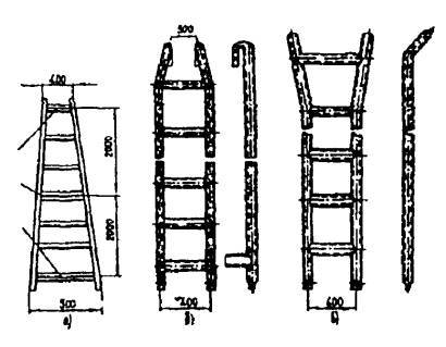 The photo shows a variety of fire escapes.
