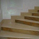 Marble overlay steps