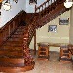 Example of a wooden staircase