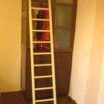 Wooden ladder