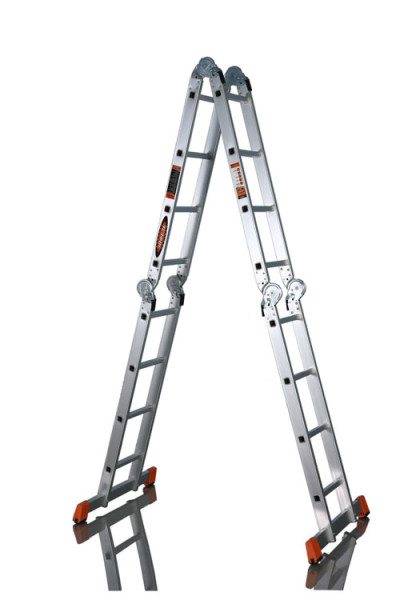 The hinged ladder transformer alumet 4x4 is a high-quality professional design.