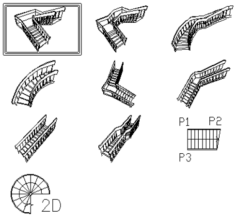 Required width of the flight of stairs