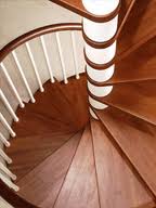 Wedge steps are practiced in spiral staircases