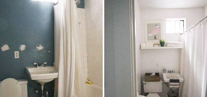 Fürdőszoba előtte és utána