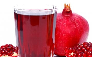 Šťáva z granátového jablka - sklad vitamínů