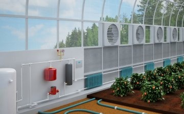 Heating systems for greenhouses: types and description
