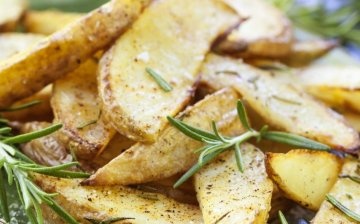 Can green potatoes be fried?