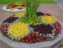 A difficult way to create an unusual flower bed