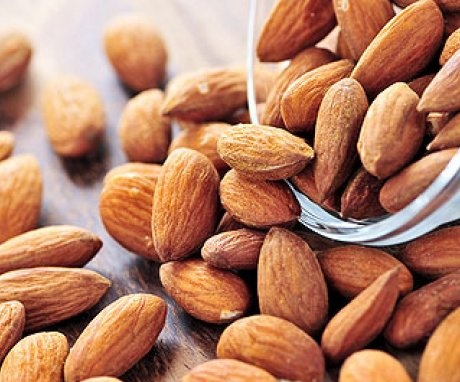 Application of almonds