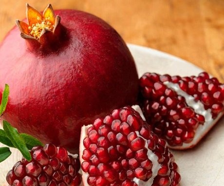 Vlastnosti struktury ovoce z granátového jablka